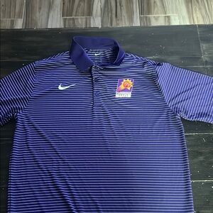 Nike Phoenix Suns Striped Polo Shirt